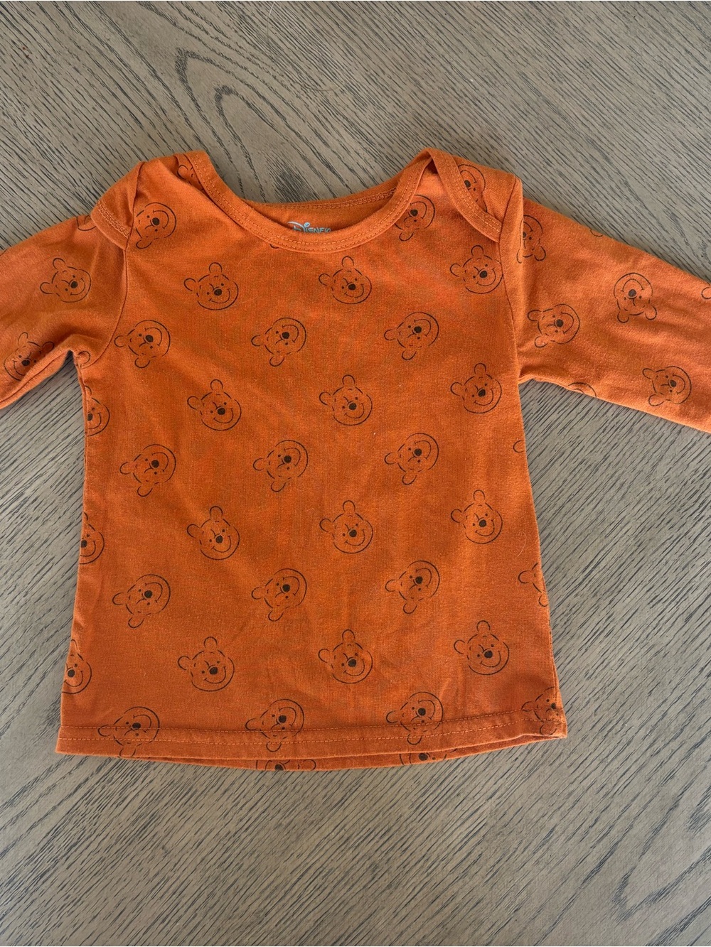 Baby Winnie the Pooh Long-Sleeve Orange Tee